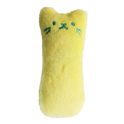 Plush Rattling Cat Toy - Multicolor Chew & Interactive Puzzle
