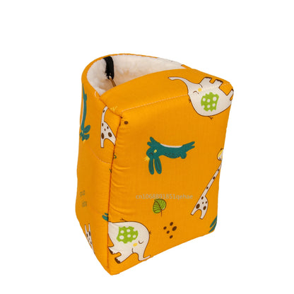 Cute Print Mini Pet Bed for Hamsters, Rabbits, and Guinea Pigs