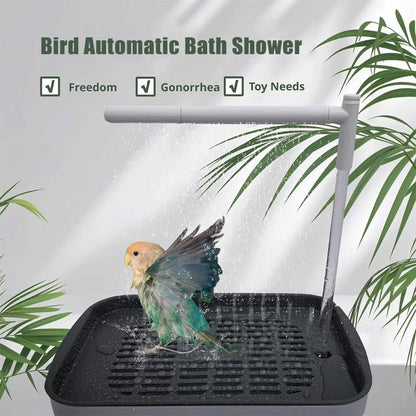 Automatic Bird Bath Tub with Circulating Water Fountain