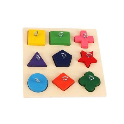 Interactive Wooden Puzzle Toy for Parrots and Birds