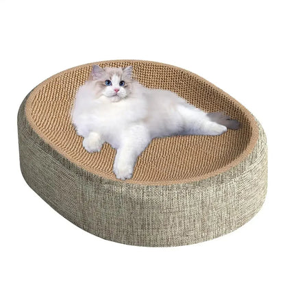 Oval Sisal Cat Scratching Pad and Sleeping Mat
