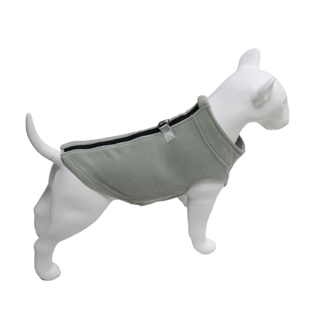 Soft Fleece Dog Jacket for Small to Medium Pets
