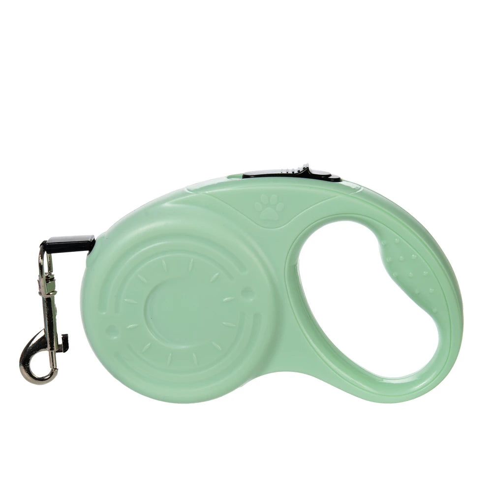 Automatic Retractable Dog Leash with Nylon Rope and Harness