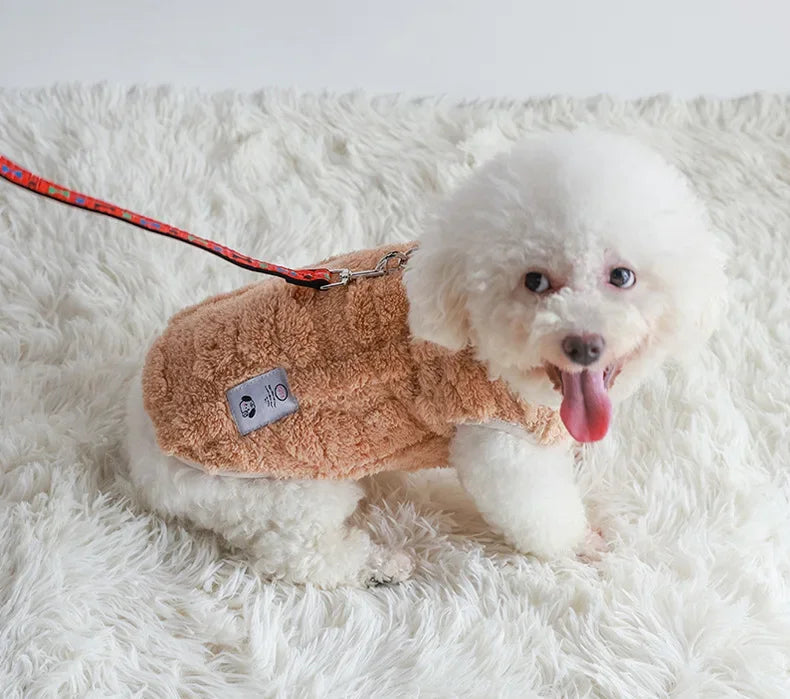 Warm Fleece Pullover Sweater for Small Dogs and Puppies