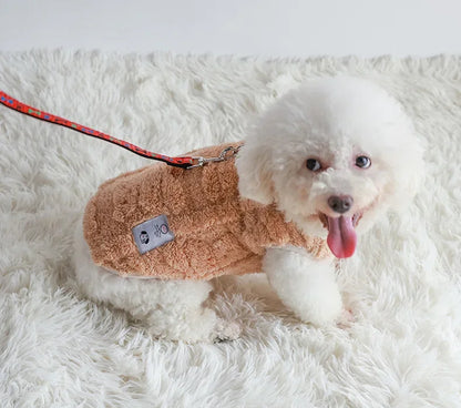 Warm Fleece Pullover Sweater for Small Dogs and Puppies