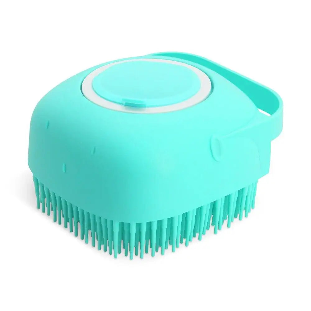 Silicone Dog Shampoo Brush for Short-Haired Pets