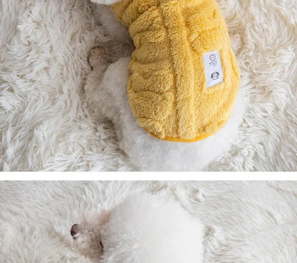Warm Fleece Pullover Sweater for Small Dogs and Puppies