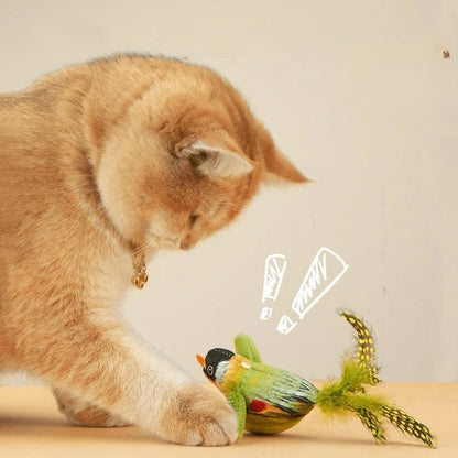 Interactive Wall Hanging Cat Toy with Sound and Catnip