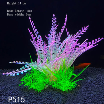 Artificial Aquarium Plants - Green Water Grass Decoration