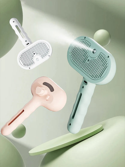 Steam Spray Grooming Brush for Dogs