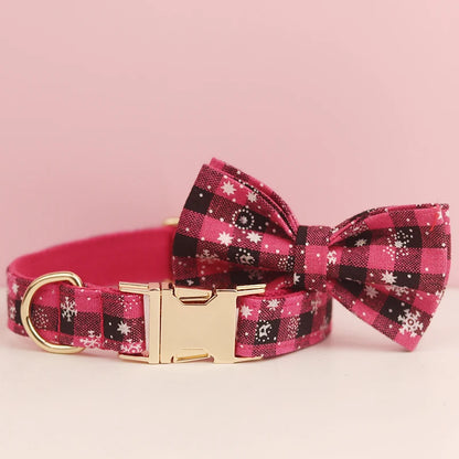 Dog Holiday Gift Set: Vest, Collar, Rope & Bow for Pets