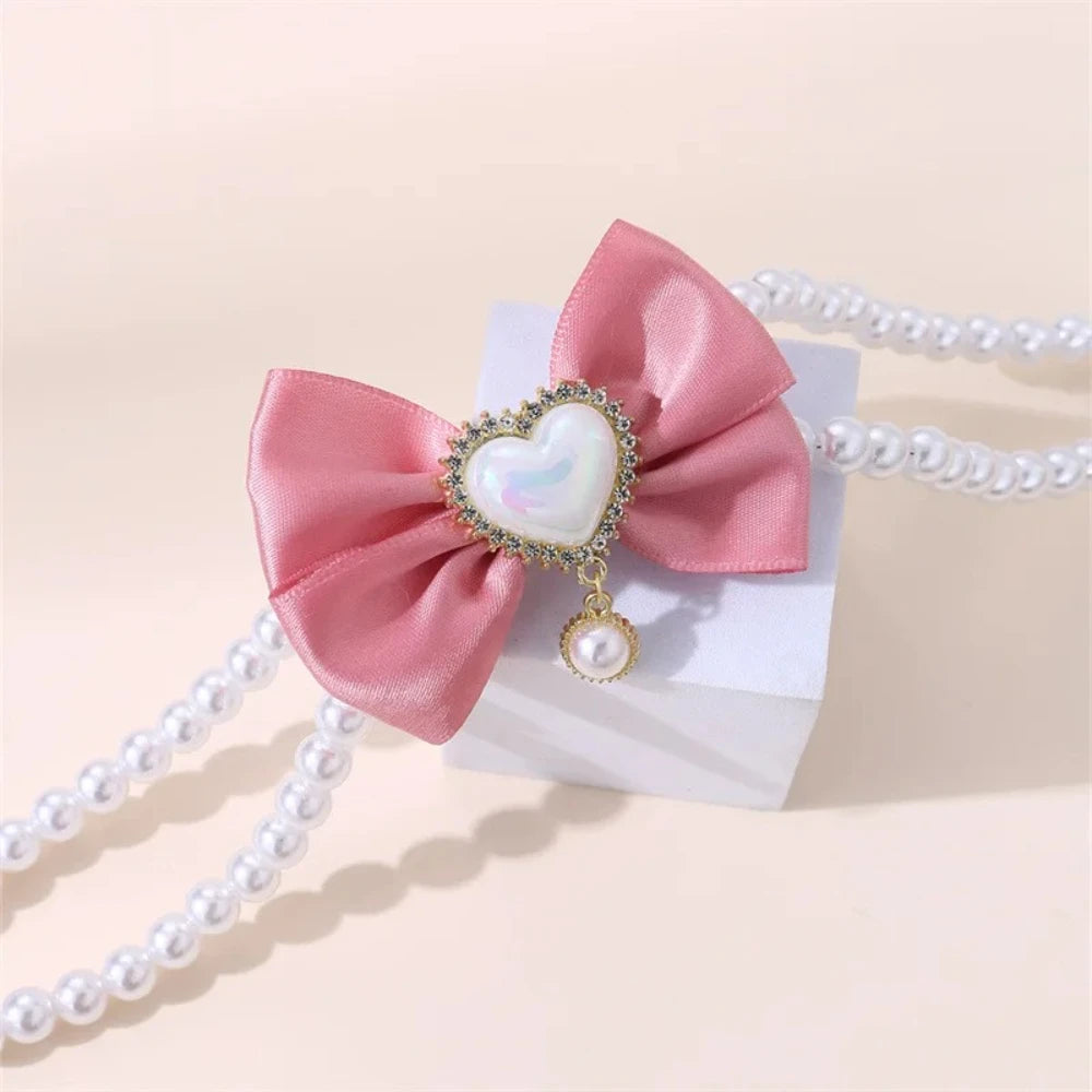 Heart Drop Pendant Collar for Small to Medium Dogs