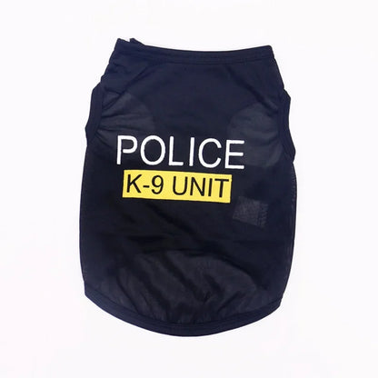 Cotton SECURITY Costume for Cats and Small Dogs