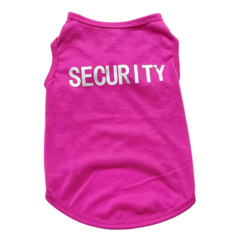 Cotton SECURITY Costume for Cats and Small Dogs