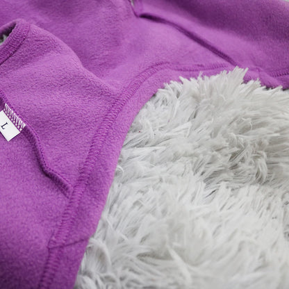 Soft Fleece Dog Jacket for Small to Medium Pets