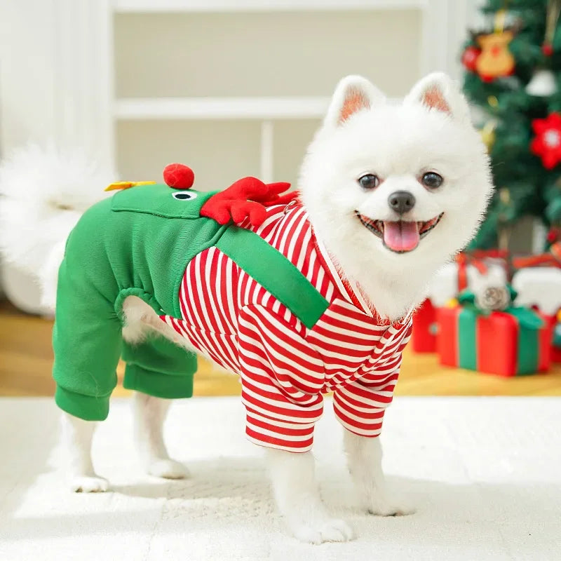 Elk Pocket Christmas Sweatshirt for Dogs and Cats