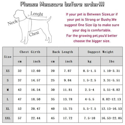 Cute Dog Hoodie Sweatshirt for Small Breeds - Winter Coat