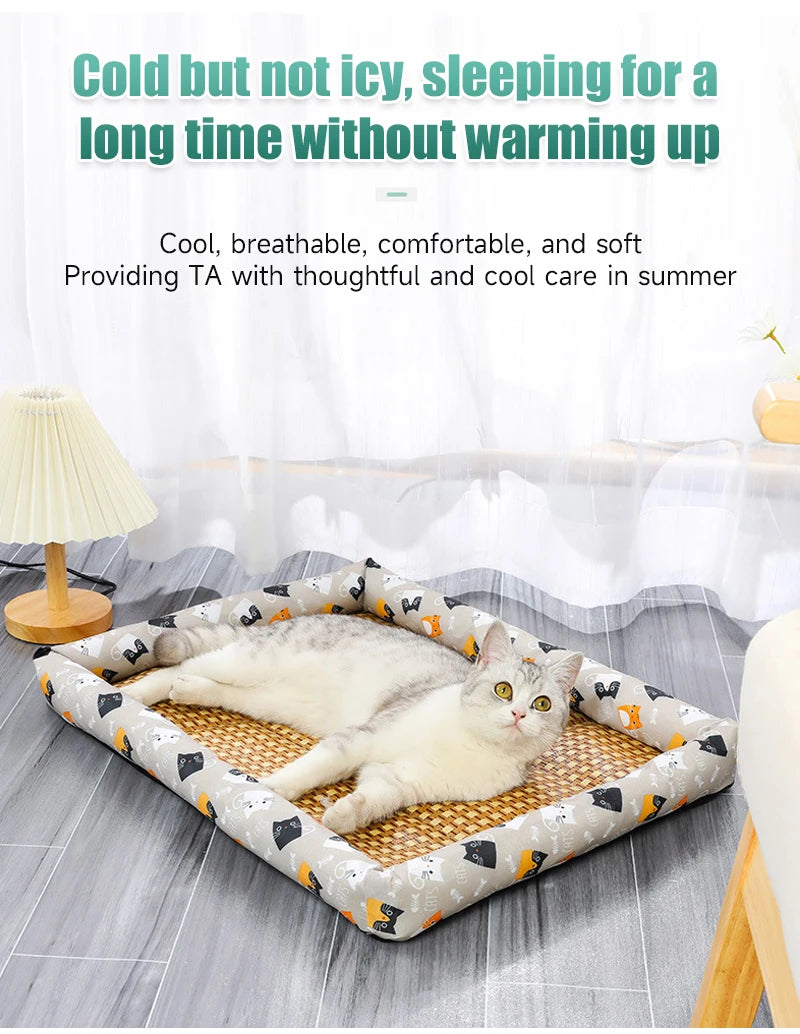 Cooling Dog and Cat Ice Pad for Summer Comfort