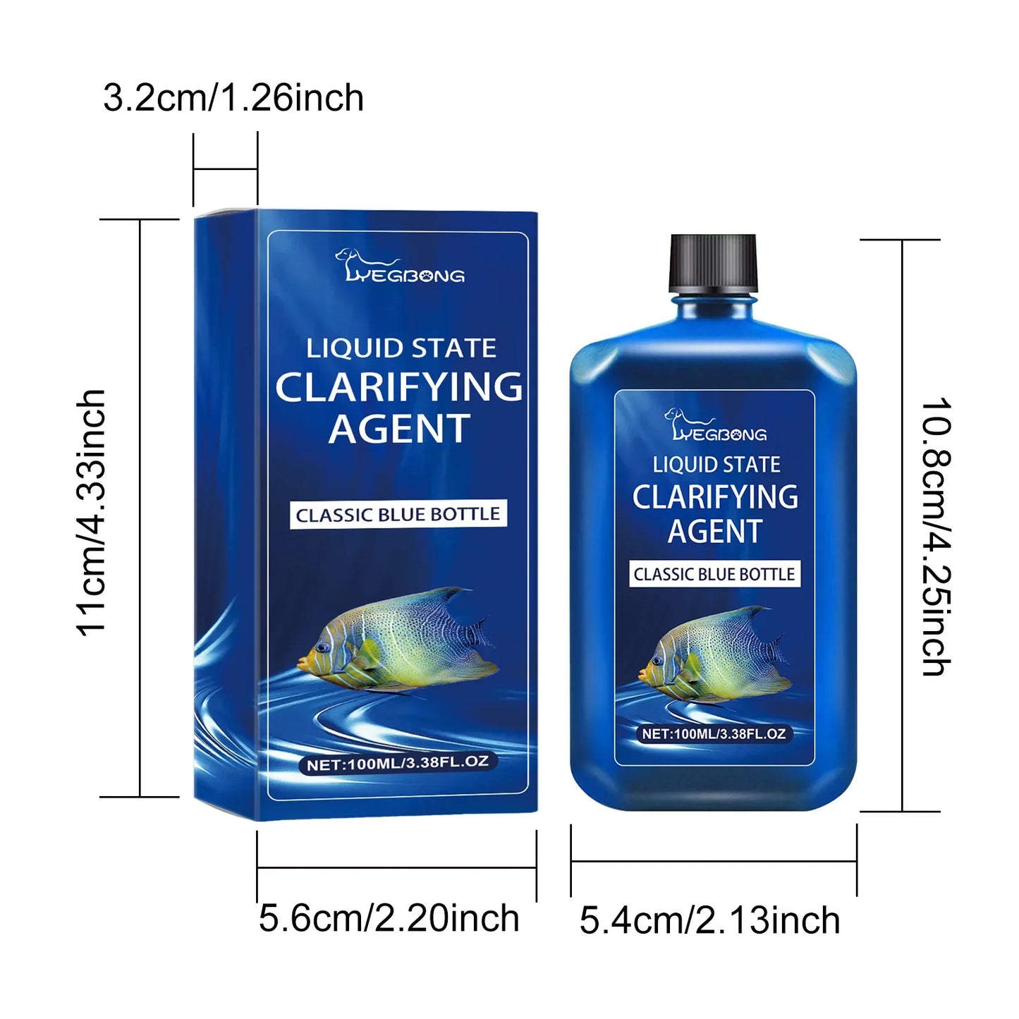 Aquarium Gravel Cleaner and Water Clarifier Solution