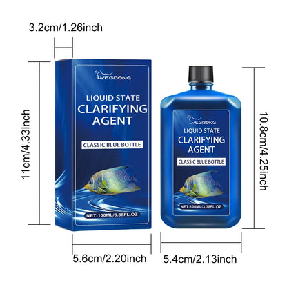 Aquarium Gravel Cleaner and Water Clarifier Solution