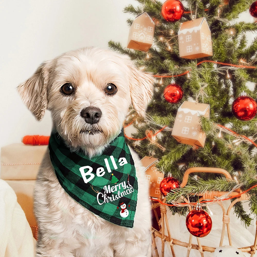 Personalized Pet Bandana Collar for Dogs and Cats