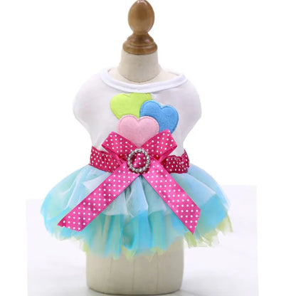 Lace Skirt Dress for Dogs and Cats - Summer Pet Apparel