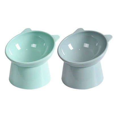 Ergonomic Tilted Cat Food Bowl for Flat-Faced Cats