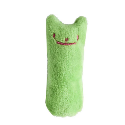 Plush Rattling Cat Toy - Multicolor Chew & Interactive Puzzle