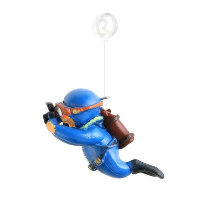 Realistic Floating Diver Ornament for Fish Tank Decoration