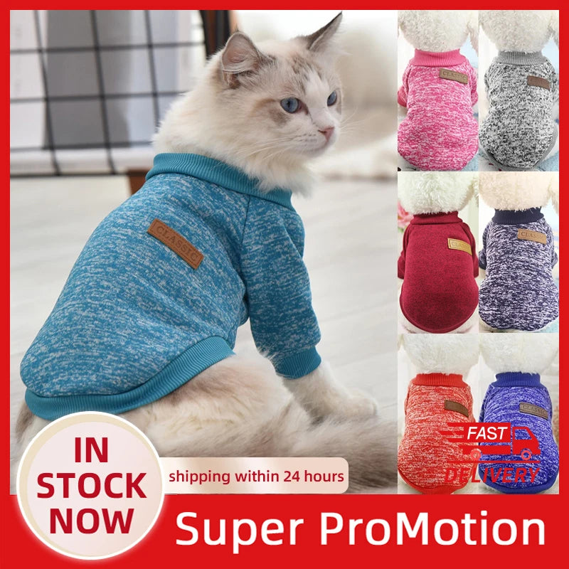Cozy Sweater for Small and Medium Dogs, Warm Pet Apparel