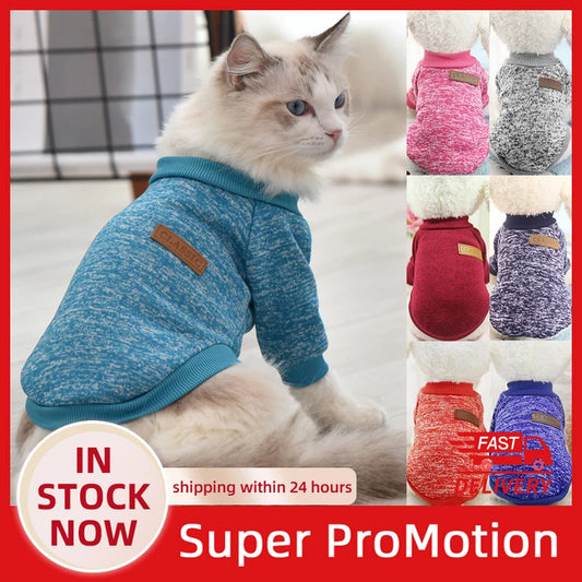 Cozy Sweater for Small and Medium Dogs, Warm Pet Apparel