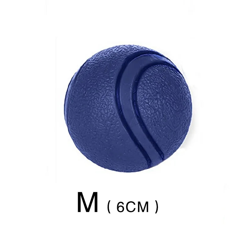Bite-Resistant Rubber Dog Ball Toy for Puppies and Dogs