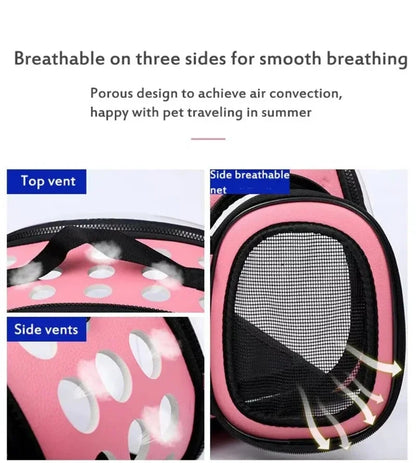 Breathable Pet Crossbody Bag for Outdoor Travel