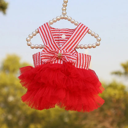 Lace Skirt Dress for Dogs and Cats - Summer Pet Apparel