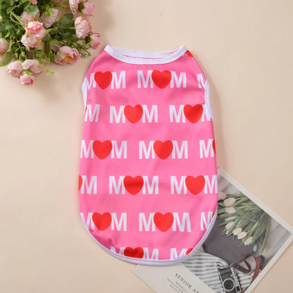 Summer T-Shirt Vest for Small Medium Dogs and Cats