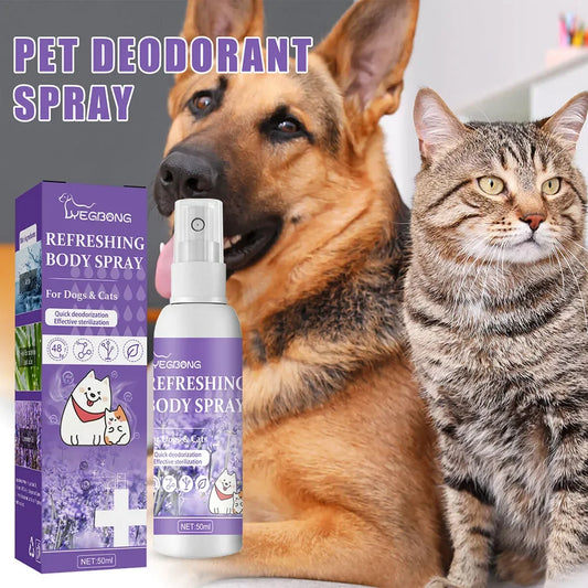 Lavender Oil Pet Deodorizer Spray for Dogs and Cats
