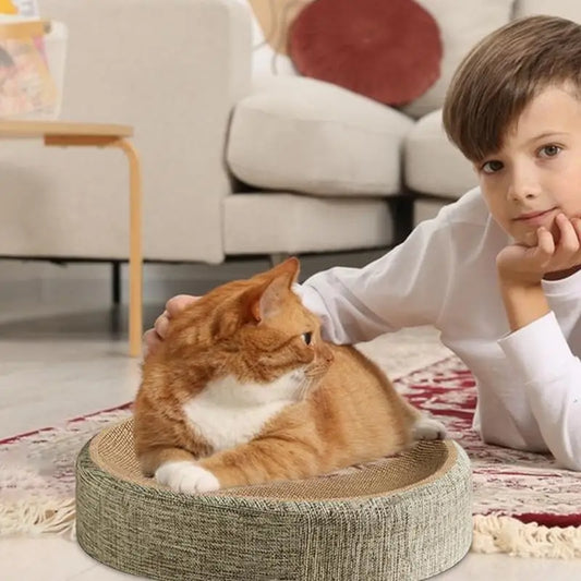 Oval Sisal Cat Scratching Pad and Sleeping Mat