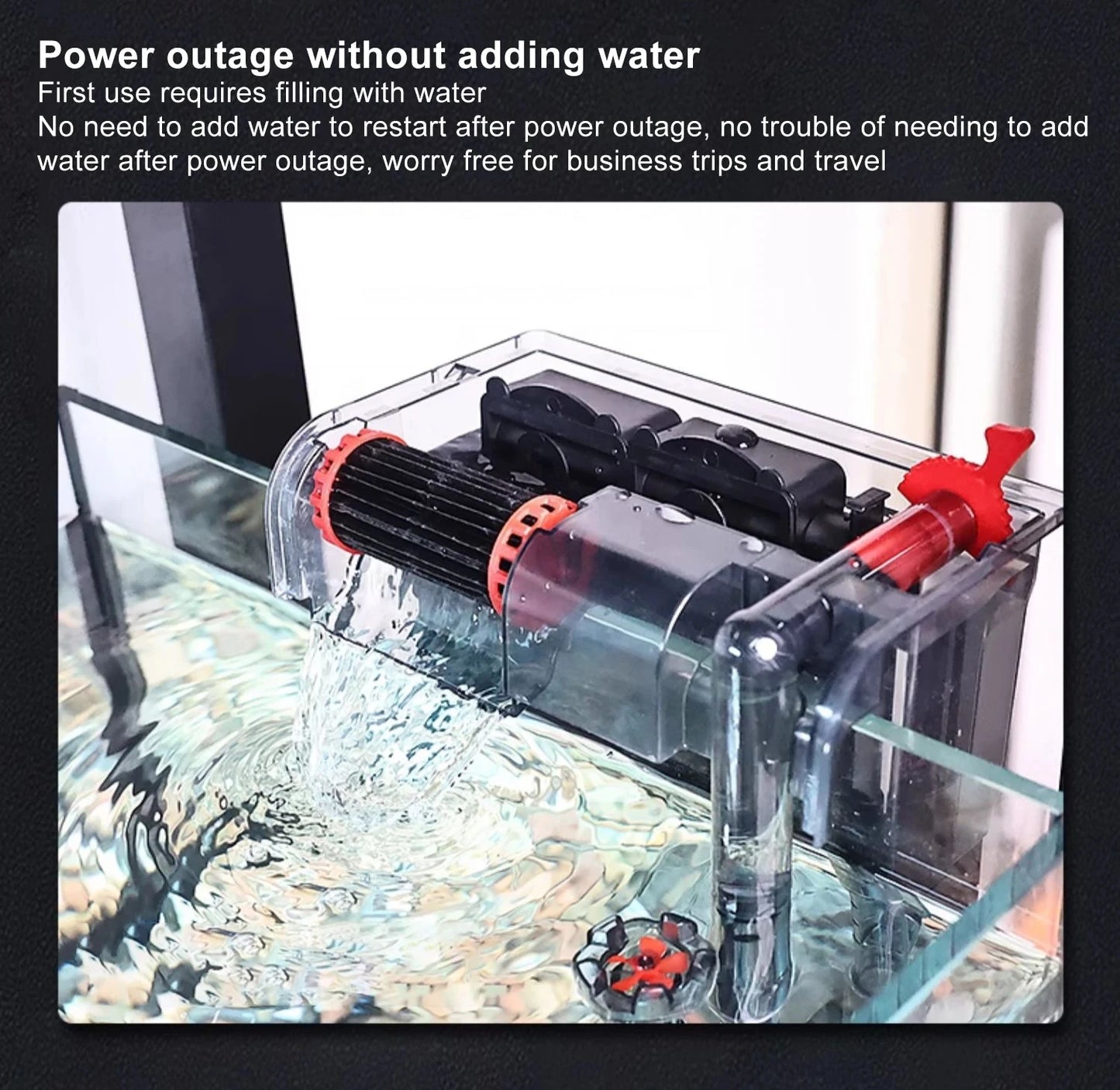 3-in-1 Silent Aquarium Filter and Aeration Pump