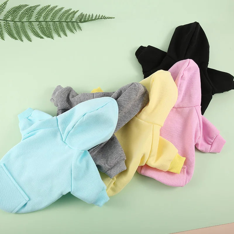 Cozy Cat and Dog Hoodies for Small Pets