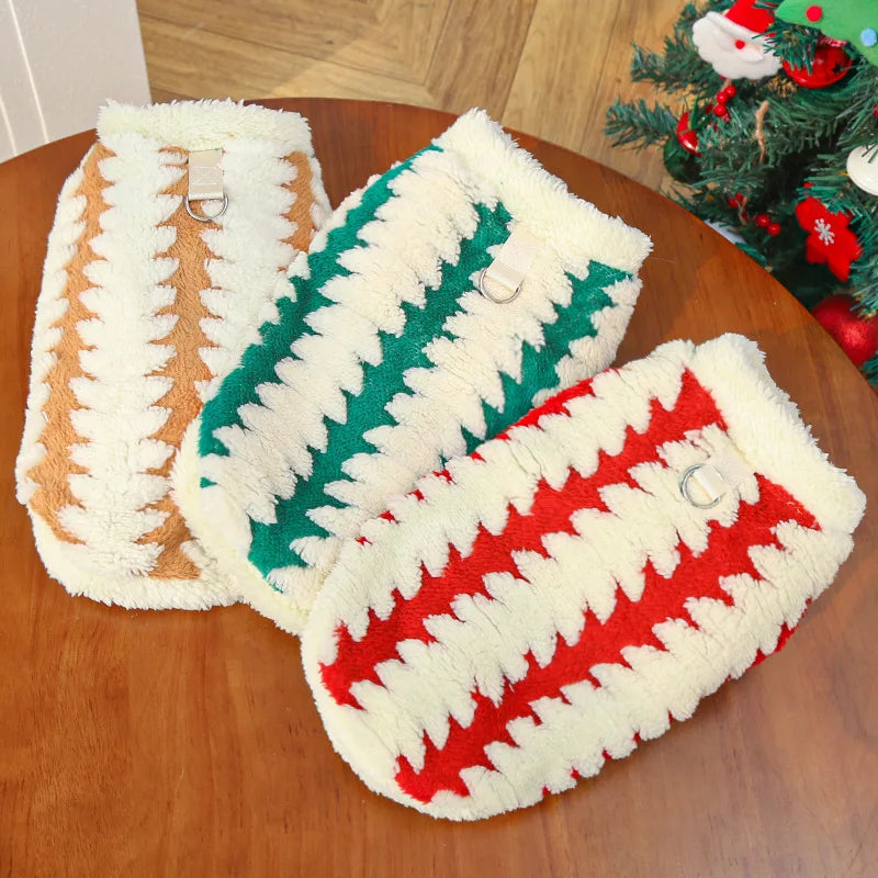 Festive Cat and Dog Clothes for Winter Celebrations
