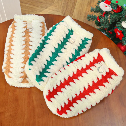 Festive Cat and Dog Clothes for Winter Celebrations