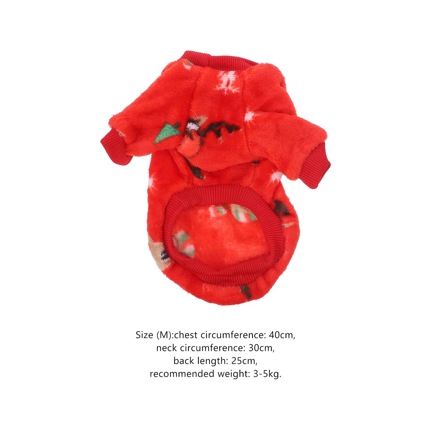 Christmas Dog Costume - Cozy Winter Outfit for Pets