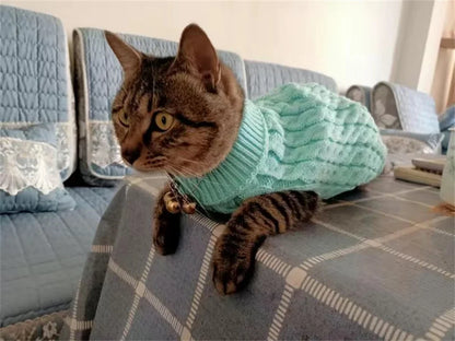 Knitted Sweaters for Small Dogs and Cats in Autumn/Winter