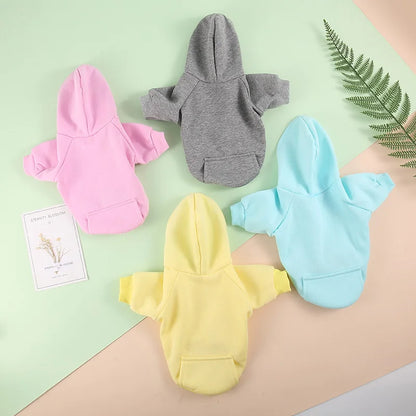 Cozy Cat and Dog Hoodies for Small Pets