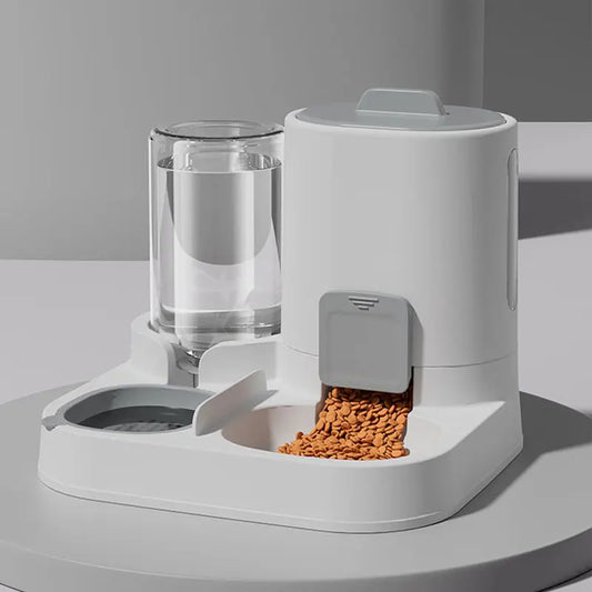 Automatic Gravity Cat Water Dispenser & Feeder - Large Capacity