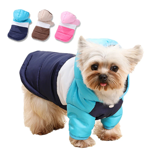Waterproof Windproof Dog Hoodie for Small Dogs and Cats