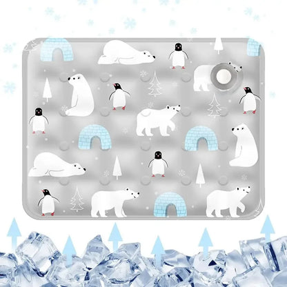 Cooling Pet Bed Mat for Cats and Dogs - Comfortable & Breathable