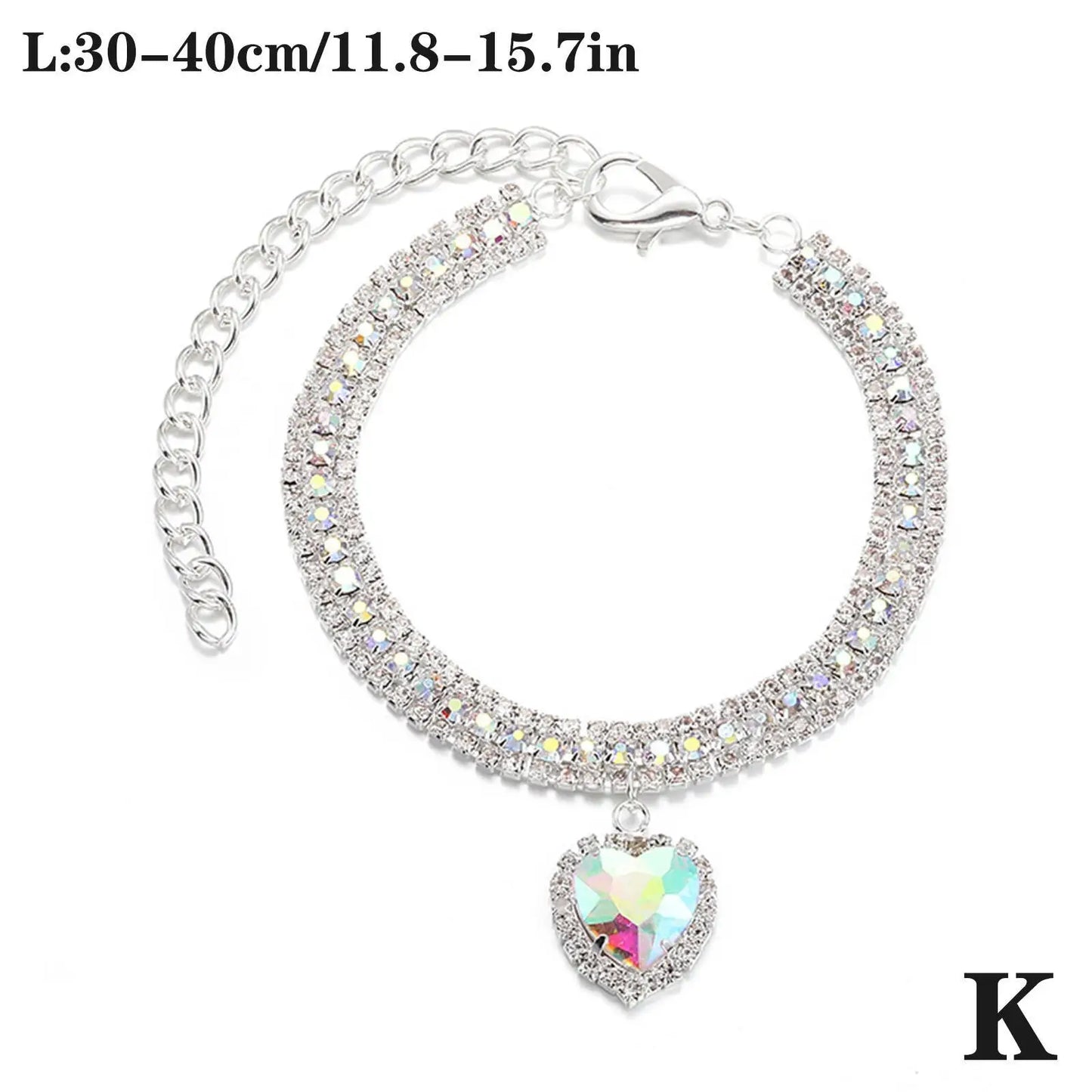 Rhinestone Crystal Pet Collar for Dogs and Cats