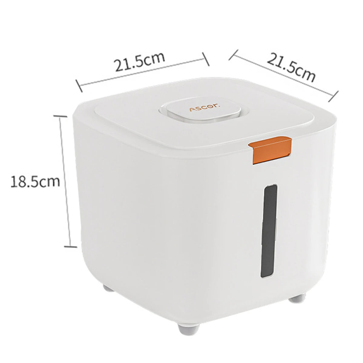 Airtight Cat and Dog Food Storage Bin with Locking Lid