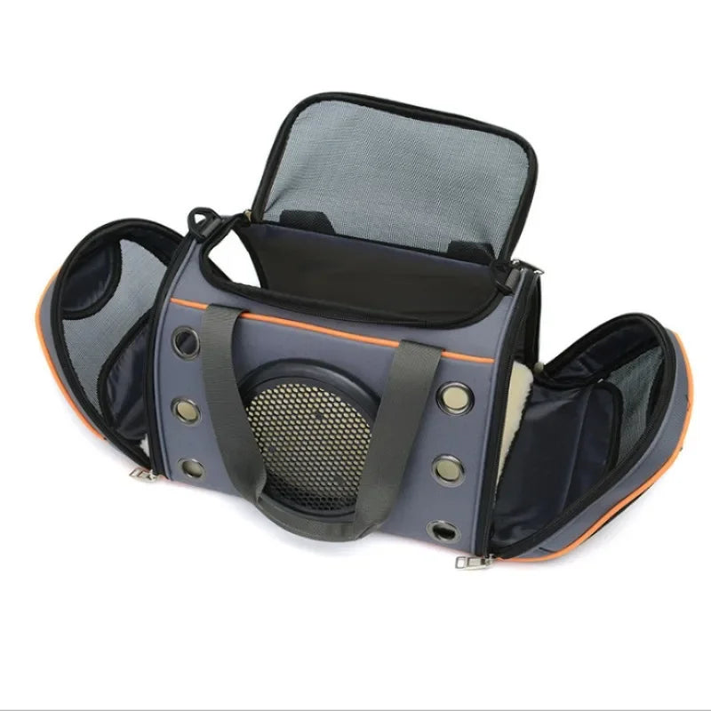 Breathable Pet Carrier Bag for Cats and Small Dogs